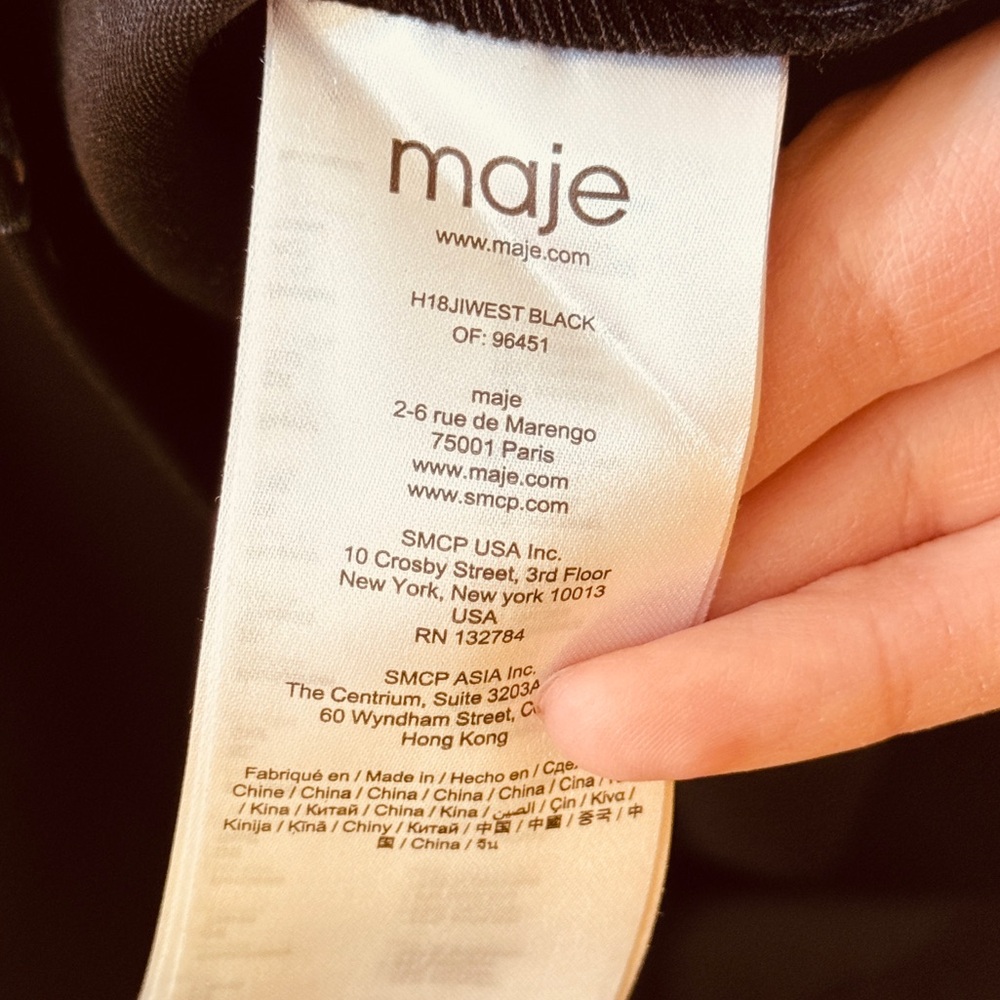 Maje Horsehoe Star Embroidered Mini Skirt - Picture 4 of 7
